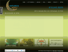 Tablet Screenshot of naturesmoonspa.com